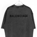 Balenciaga Logo Medium Fit T-shirt Black