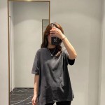 Balenciaga Logo Medium Fit T-shirt Black