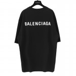 Balenciaga Logo Medium Fit T-shirt in Black