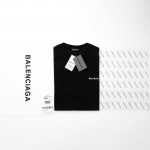 Balenciaga Logo Medium Fit T-shirt in Black