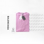 Balenciaga Logo Medium Fit T-shirt in Pink