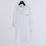 Balenciaga Logo Medium Fit T-shirt in White