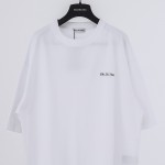 Balenciaga Logo Medium Fit T-shirt in White