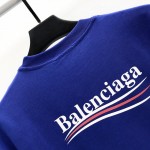 Balenciaga logo printed short sleeves T-shirt Royal Blue