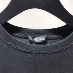 Balenciaga logo printed short sleeves T-shirt Black