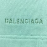 Balenciaga Logo Medium Fit Short Green