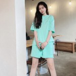 Balenciaga Logo Medium Fit Short Green