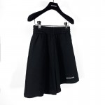 Balenciaga Logo Medium Fit Short in Black