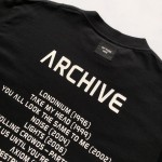 Balenciaga Music Archive Series Connected Long Sleeve T-shirt Oversized in Black