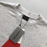 Balenciaga Music Archive Series Connected Long Sleeve T-shirt Oversized in Grey