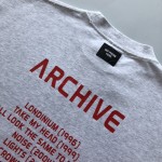 Balenciaga Music Archive Series Connected T-shirt Oversized in Grey