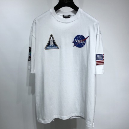 Balenciaga x Nasa Oversize T shirt White