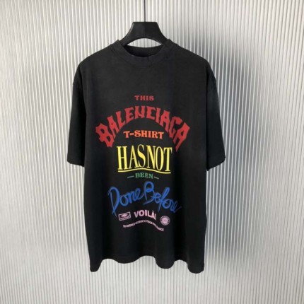 Balenciaga Not Been Done T-shirt Oversized in Black