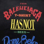 Balenciaga Not Been Done T-shirt Oversized in Black