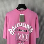 Balenciaga Not Been Done T-shirt Oversized in Pink