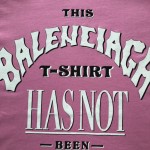 Balenciaga Not Been Done T-shirt Oversized in Pink