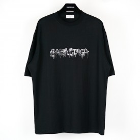 Balenciaga Slime T-shirt Medium Fit in Black 