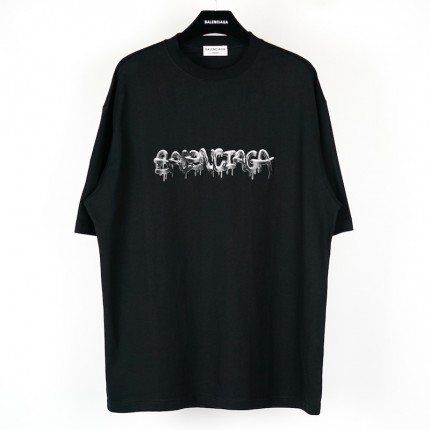 Balenciaga Slime T-shirt Medium Fit in Black 