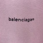 Balenciaga Oversized Small Logo T-shirt Pink