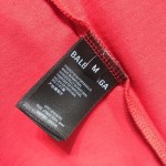 Balenciaga Oversized Small Logo T-shirt Red