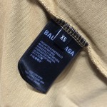 Balenciaga Oversized Small Logo T-shirt Tan