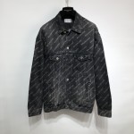 Balenciaga Year Of The Tiger Typo Jacket Large Fit in Black