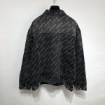 Balenciaga Year Of The Tiger Typo Jacket Large Fit in Black