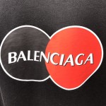 Balenciaga Uniform Large Fit T-shirt Black