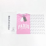 Balenciaga Cities Paris T-shirt Medium Fit in Pink