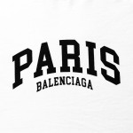 Balenciaga Cities Paris T-shirt Medium Fit in White