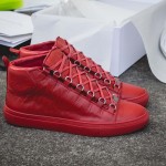 Balenciaga Arena High Sneakers Red