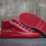 Balenciaga Arena High Sneakers Red