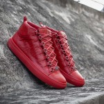 Balenciaga Arena High Sneakers Red