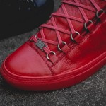 Balenciaga Arena High Sneakers Red