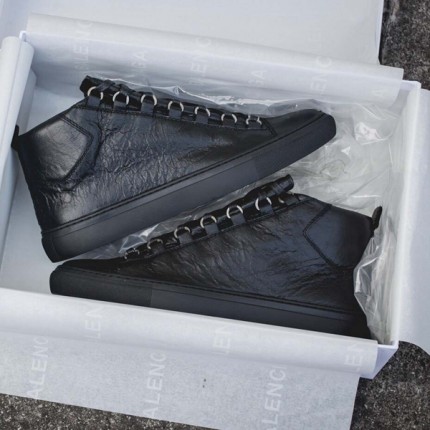 Balenciaga Arena High Sneakers Black