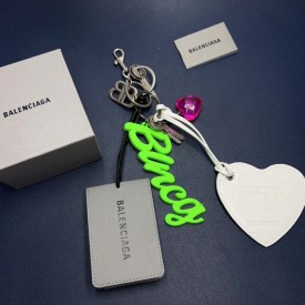 Replica Balenciaga Aki Keychain in Multicolored