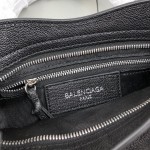 Balenciaga Classic City Shoulder Bag Black/Silver