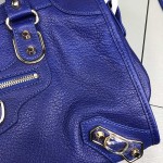 Balenciaga Classic City Shoulder Bag Electric Blue