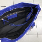 Balenciaga Classic City Shoulder Bag Electric Blue