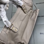 Balenciaga Classic City Shoulder Bag Grey/Gold