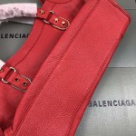 Balenciaga Classic City Shoulder Bag Red/Gold