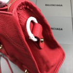 Balenciaga Classic City Shoulder Bag Red/Gold