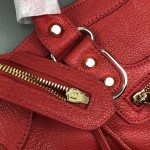 Balenciaga Classic City Shoulder Bag Red/Gold