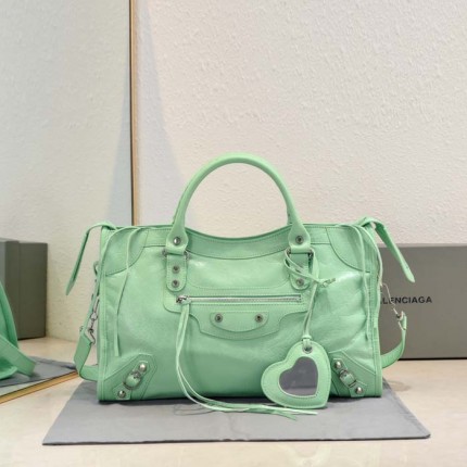 Balenciaga Le City Medium Bag in Green