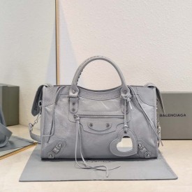 Balenciaga Le City Medium Bag in Grey