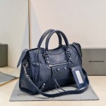 Balenciaga Le City Medium Bag in Dark Blue