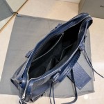 Balenciaga Le City Medium Bag in Dark Blue