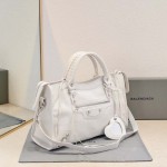 Balenciaga Le City Medium Bag in White