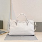 Balenciaga Le City Medium Bag in White