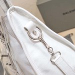 Balenciaga Le City Medium Bag in White